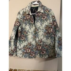 Vintage Floral Tapestry Jacket